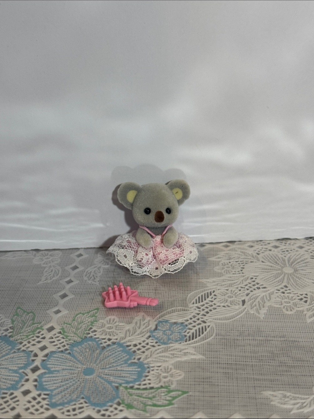 Calico Critters Baby Fun Hair Series Adelaide Outback Koala Baby & Hair Brush